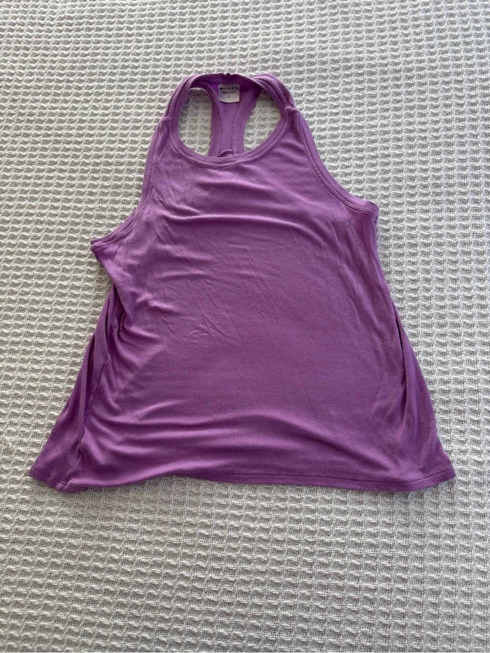 Athleta Lavender Racerback Tank Top